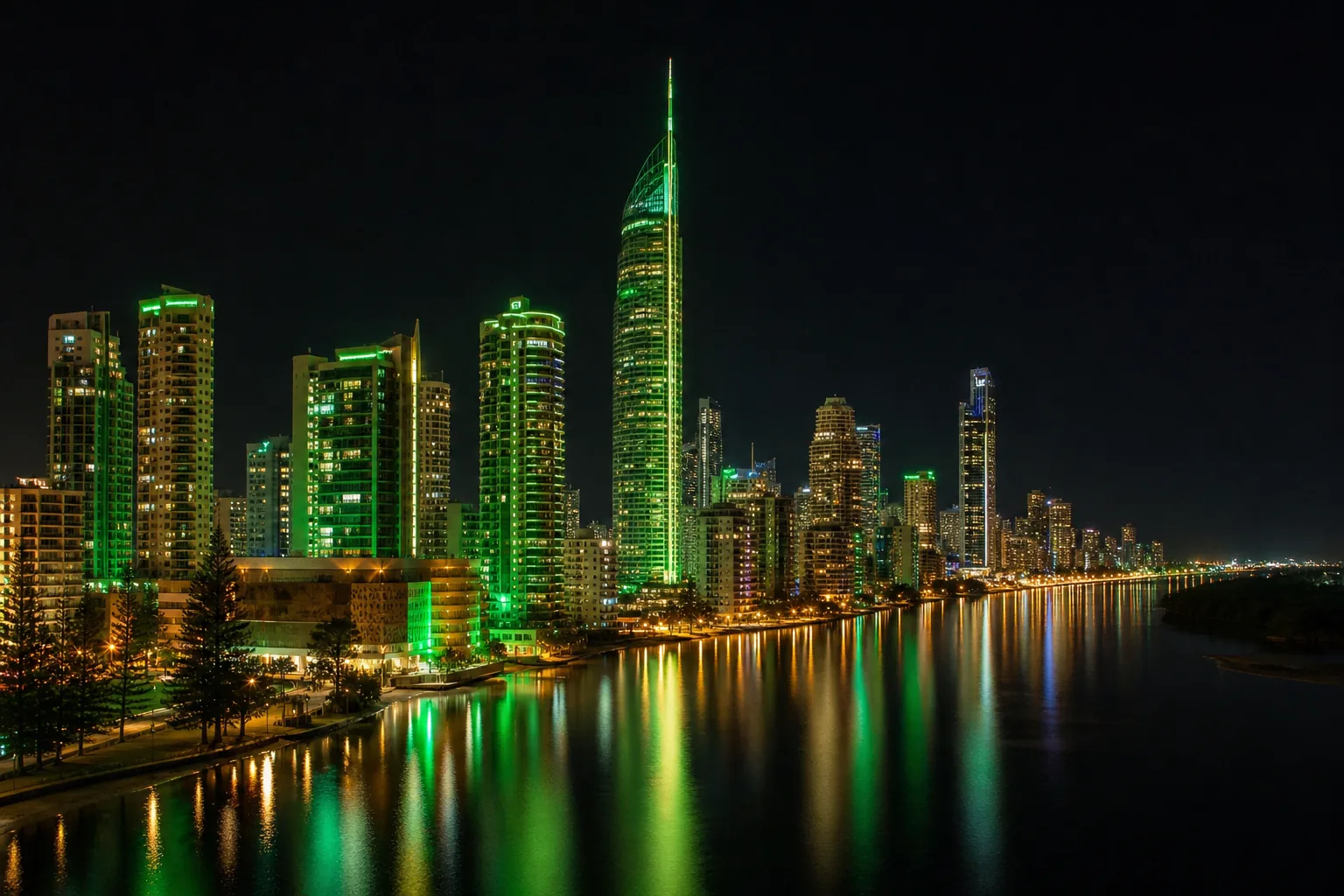 Editorial city guide graphic for Neospin Casino readers in Gold Coast, QLD